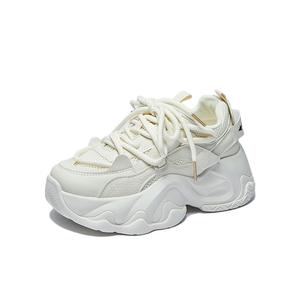 Alxnan Женские кроссовки Low Top Chunky черные, цвет Black