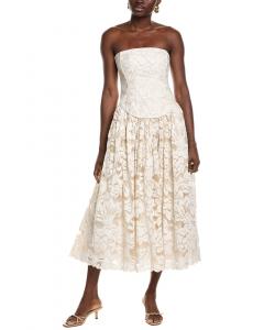 Платье-корсет миди TOCCIN Melody, белый