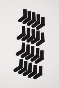 20 пар носков H&M, черный