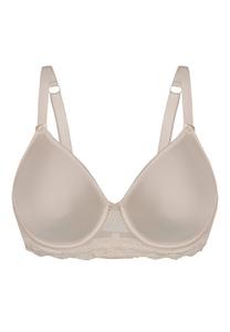 Бюстгальтер на косточках sassa T-shirt Bra DOTTED MESH, бежевый