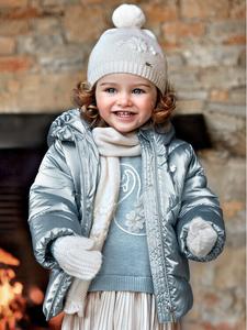 Пуховик стандартного кроя Mayoral, синий