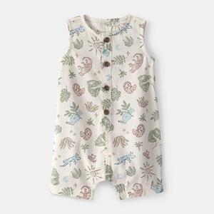 Детский слип без рукавов с застежкой на пуговицах и принтом в виде животных Carter'S