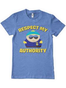 Футболка Respect My Authority T-Shirt синего цвета South Park