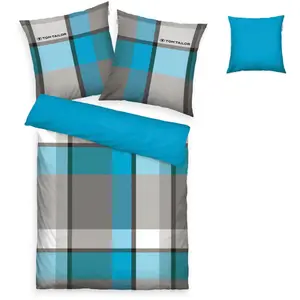 Постельное белье Tom Tailor Home Ленни, türkis-grau