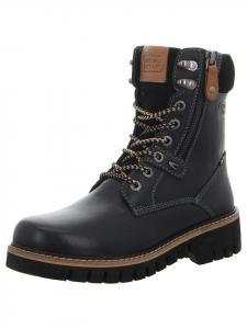 Ботильоны на шнуровке черного цвета Camel Active