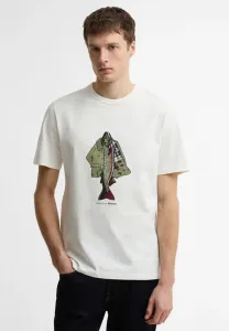 Футболка с принтом "пол смит любит рыбалку" от barbour Barbour, Whisper White