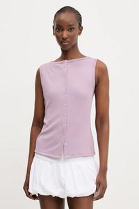 Блузка Abercrombie & Fitch, фиолетовый