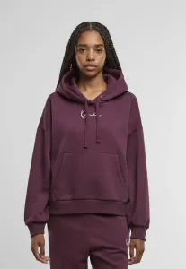 Небольшая фирменная толстовка с капюшоном. Karl Kani, Dark Red