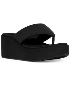 Женские сандалии-платформы Wedge Toe-Post FitFlop, серый