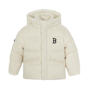 Пуховик с капюшоном Moderate MLB KIDS, кремовый