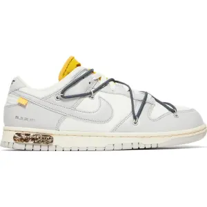 Кроссовки Nike Off-White x Dunk Low 'Lot 41 of 50', белый