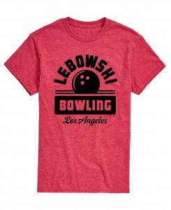 Мужская футболка the big lebowski lebowski bowling AIRWAVES, красный