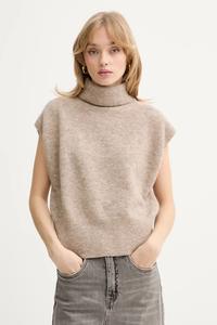 Жилет из шерстяной смеси Gestuz, бежевый