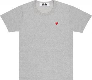 Футболка Comme des Garçons PLAY Mini Heart T-Shirt 'Grey', серый