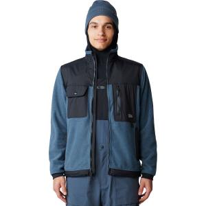 Куртка Mountain Hardwear First Tracks Fleece Full-Zip Mountain Hardwear, Montauk Blue Heather/Black
