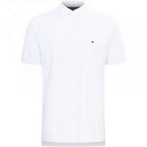 Tommy Hilfiger Мужская белая поло с коротким рукавом