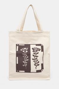 Хлопковая сумка SAHEART Samsoe Samsoe, бежевый