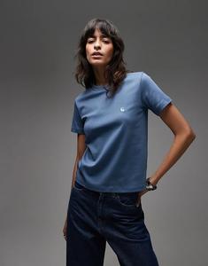 Футболка Carhartt WIP Luca с короткими рукавами, цвет: синий, стираный