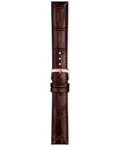 Официальный сменный коричневый кожаный ремешок для часов Tissot