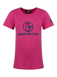 SCHIETWETTER Футболка "Для плохой погоды", высококачественная огнеупорная, розово-синего цвета