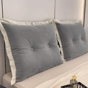 Generic Комплект постельного белья серый однотонный с декоративными подушками Gray1