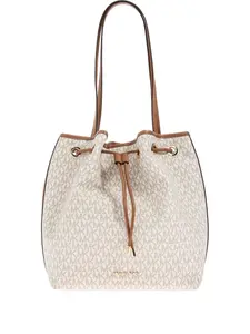 Сумка через плечо с монограммой Michael Michael Kors, нейтральный