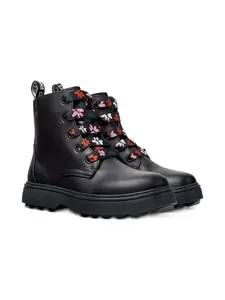 Ботинки Norte с цветочным кружевом Camper Kids, черный