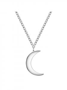 Glanzstücke München Колье в виде луны из стерлингового серебра с серебряными элементами