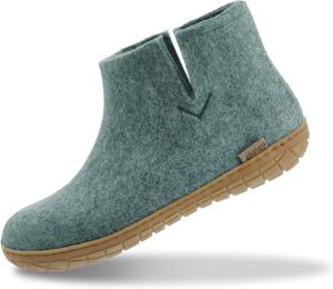 Ботинки Glerups 100% quality wool mix Boot Slipper with rubber sole - Unisex, North Sea