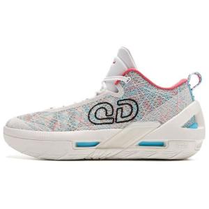 Баскетбольные кроссовки Basketball Shoes Men Low-Top  White/Ice Blue Qiaodan