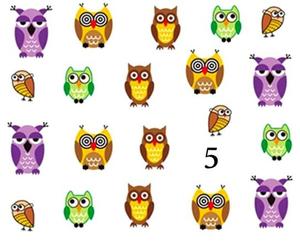 Водные наклейки на ногти – №5, inna