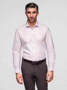 Ombre Рубашка на пуговицах Regular fit 'OM-SHOS-0183' в цвете Rose