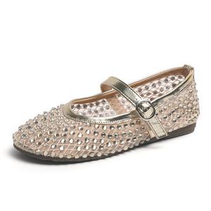 O.L Туфли Мэри Джейн женские, золотистые, черные