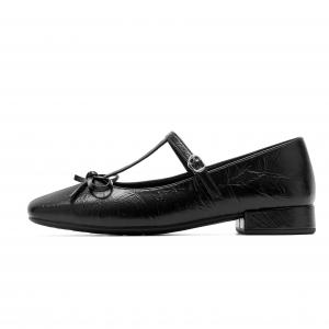 Туфли Мэри Джейн на массивном каблуке для женщин Hotwind, Beige