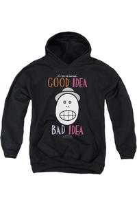 Толстовка с капюшоном Animaniacs "Хорошая идея - Плохая идея" Gildan, черный