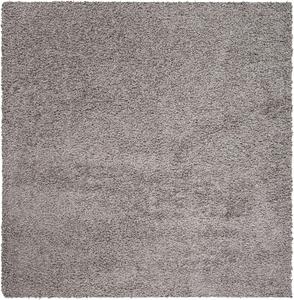 SAFAVIEH Athens Shag ковер, 201 x 201 см, Light Grey, без линьки и простой в уходе, идеален для помещений с высокой проходимостью в гостиной, спальне (SGAS119F)
