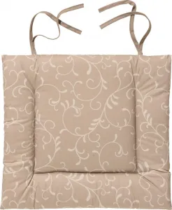 Подушка на стул "Essen" с завязками, серо-коричневый, 38x41 см Erwin Müller