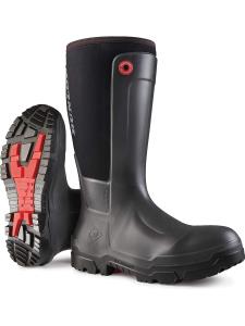 Рабочие ботинки DUNLOP Snugboot WorkPro Full Safety - для работы с бетоном, для мужчин и женщин, с композитным носком - водонепроницаемые рабочие и защитные ботинки с теплоизоляцией - химически стойкие и противоскользящие - черные - размеры 5-14