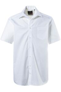 Рубашка на пуговицах классического кроя JP1880, белый