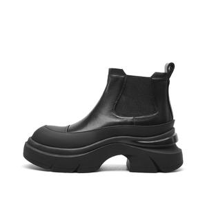 Короткие ботинки челси 6 см женские CHERYKALLY, Black