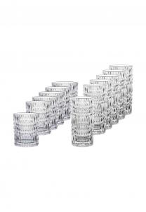 Набор для напитков Nachtmann Ethno Barista, 12 штук, прозрачный