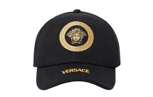 Бейсболка женская черная VERSACE