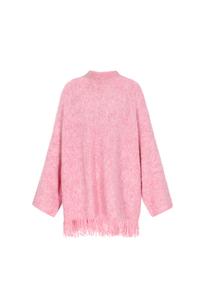 Большой свитер IZIA Boho, розовый