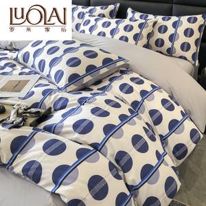 LUOLAI HOME Комплект постельного белья 1,8 м, 4 предмета, пододеяльник 200x230 см