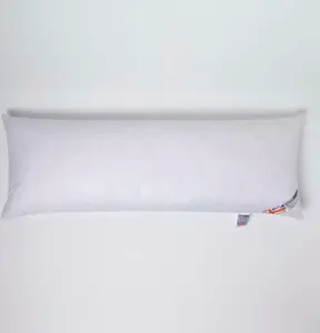 Подушка для сна на боку HOMESCAPES 40 x 145 см - Подушка для тела, перья и пух, с чехлом Homescapes