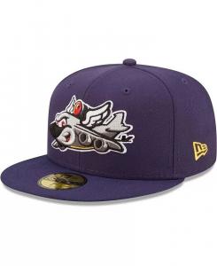 Мужская темно-синяя приталенная шляпа Spokane Indians Authentic Collection 59FIFTY New Era, синий