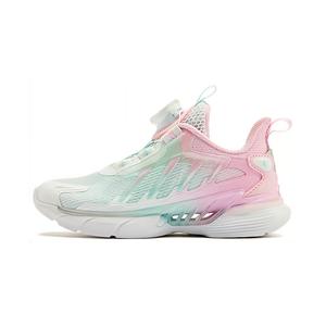 Кроссовки для бега Wind Concentrator 5 с противоскользящей подошвой и износостойким верхом для детей от 3 до 7 лет QIAODAN, белый/розовый