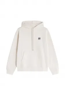 Худи с изображением головы лисы Maison Kitsune, бежевый