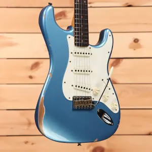 Fender Custom Shop Limited 1959 Stratocaster Relic - Выцветший/Стареющий Lake Placid Blue-CZ279861