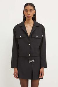 Куртка с добавлением шерсти Moschino Jeans, черный